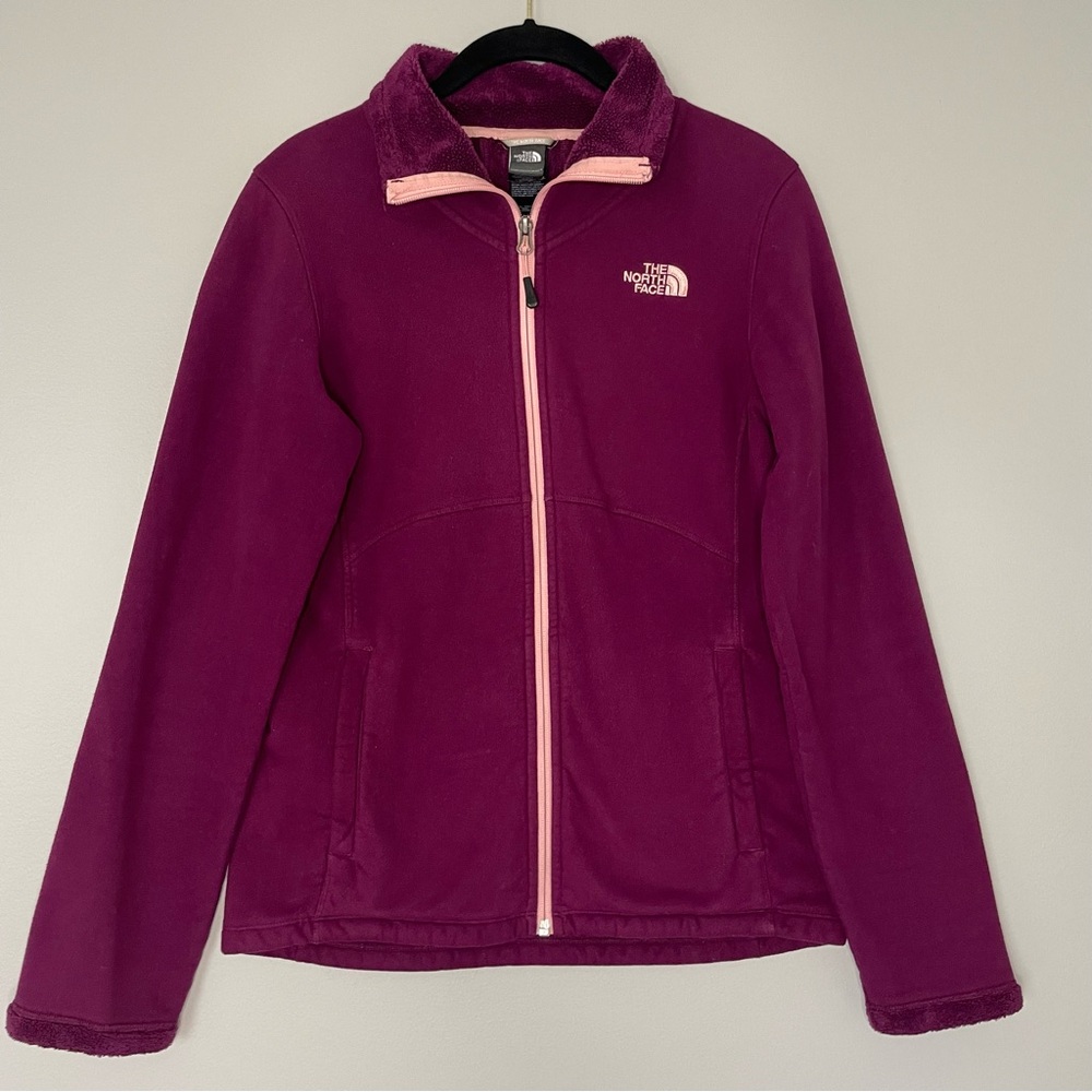 The North Face Morning Glory Fleece Jacket in Magenta
